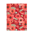 FUNSTUFFPRINT Poppies Velveteen Plush Blanket