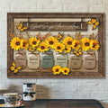 God Say You Are Sunflower Canvas Poster - Christian Wall Decor - Scripture Wall Art