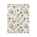 FUNSTUFFPRINT Winter Bunny Velveteen Plush Blanket