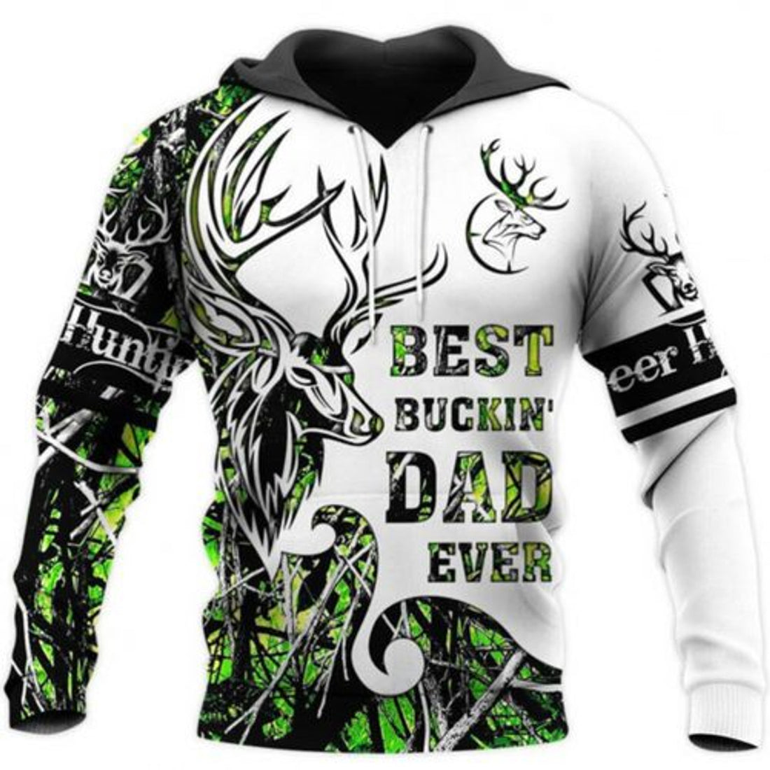 FUNSTUFFPRINT best Buckin Dad Ever 3D Hoodie and Zip Hoodie
