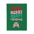 FUNSTUFFPRINT Merry Merry Velveteen Plush Blanket