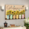 Christian Canvas Wall Art - Bible Verse Canvas - Jesus Canvas Art - God Says You Are Flower Bird Canvas Poster 