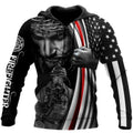 FUNSTUFFPRINT Firefighter 3D Hoodie Dont Be Afraid Just Have Faith 3D Hoodie and Zip Hoodie
