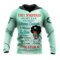 FUNSTUFFPRINT Personalized Nurse 3D Hoodie Today Im A The Storm 3D Hoodie and Zip Hoodie