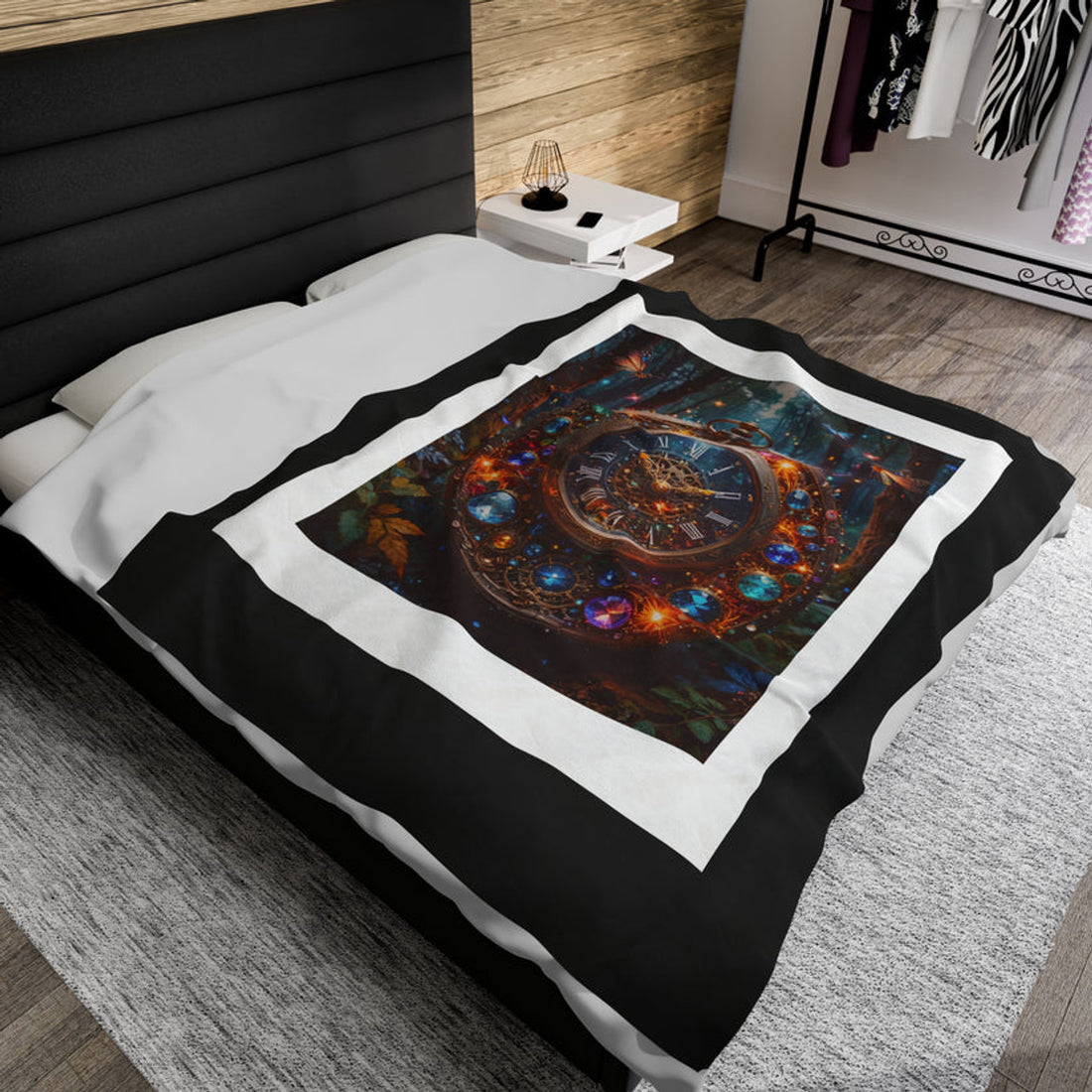 FUNSTUFFPRINT Numerology 10:10 Velveteen Plush Blanket