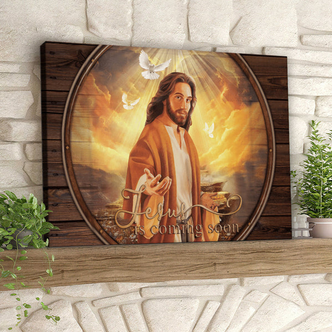 Jesus Coming Soon - Jesus Pictures - Christian Canvas Prints - Faith Canvas - Bible Verse Canvas 