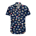 Men's Bowling Hawaii Shirt, Hawaiian Shirts for Men Short Sleeve Aloha Beach Shirt