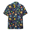 3D Solar System Custom Hawaii Shirt for men and women
