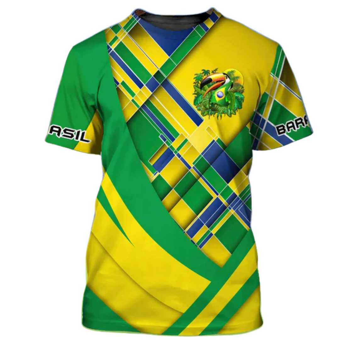 3D T-Shirt For Brasil Soccer Fan, Brazil WC 2022 Shirts Men Women, Support Brazil Football Shirt