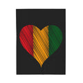 FUNSTUFFPRINT Rasta Love Velveteen Plush Blanket