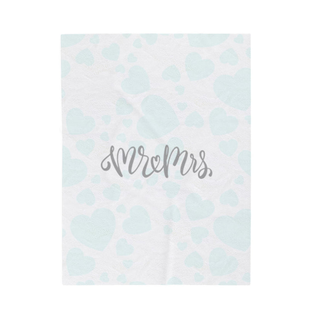 FUNSTUFFPRINT Mr & Mrs Velveteen Plush Blanket