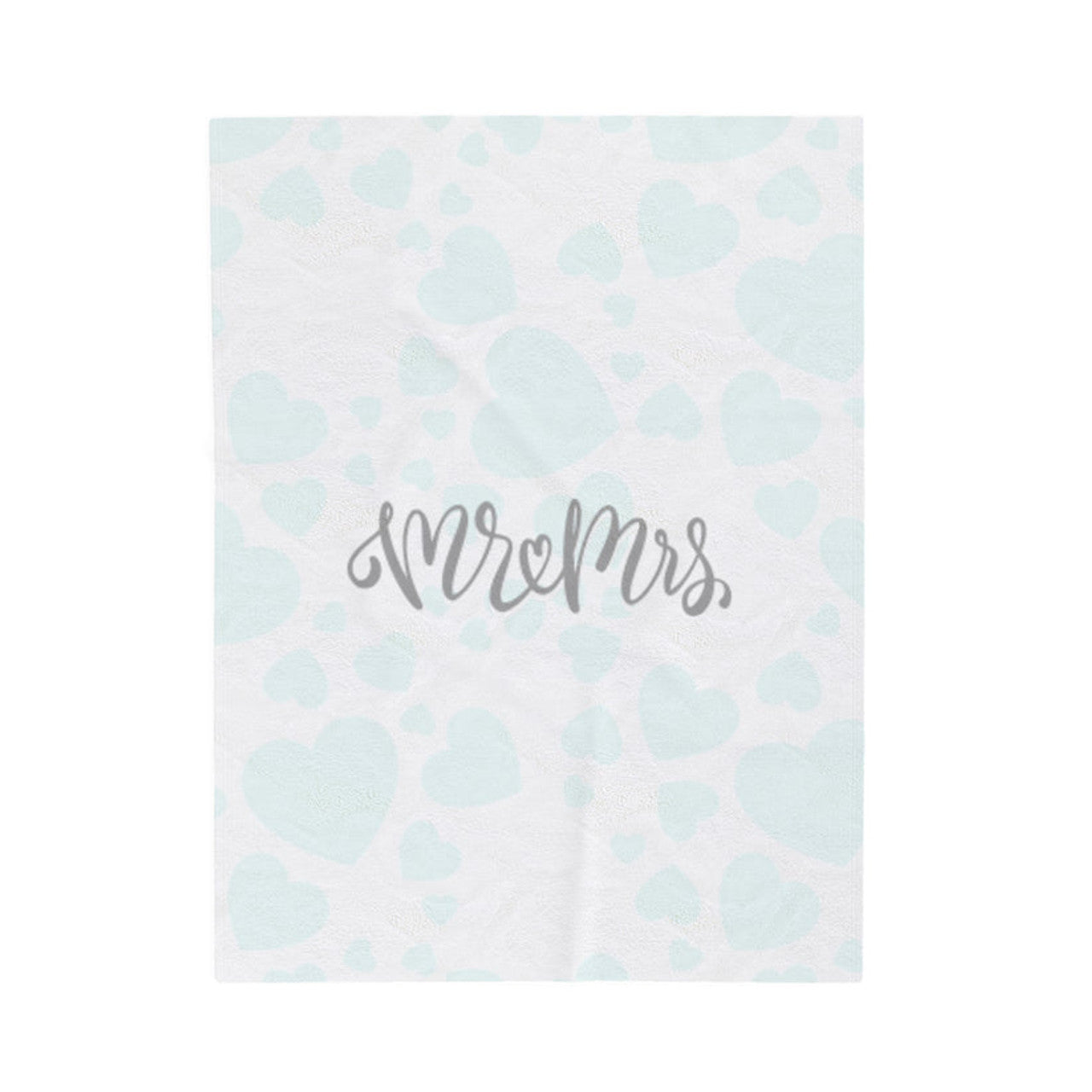 FUNSTUFFPRINT Mr & Mrs Velveteen Plush Blanket