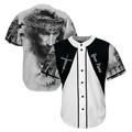 Personalized Jesus Baseball Jersey - Cross, God, Dove Baseball Jersey - Gift For Christians - Jesus Custom Printed Baseball Jersey Shirt For Men Women