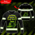 FUNSTUFFPRINT Personalized Trucker 3D Hoodie I Run On Caffeine The Smell Of Diesel 3D Hoodie and Zip Hoodie