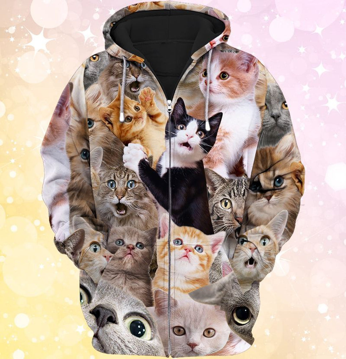 FUNSTUFFPRINT FULL PRINT - CAT - Nsd99 3D Hoodie and Zip Hoodie