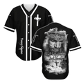 Personalized Jesus Baseball Jersey - Cross, God Baseball Jersey - Gift For Christians - Just Have Faith Custom Baseball Jersey Shirt For Men Women