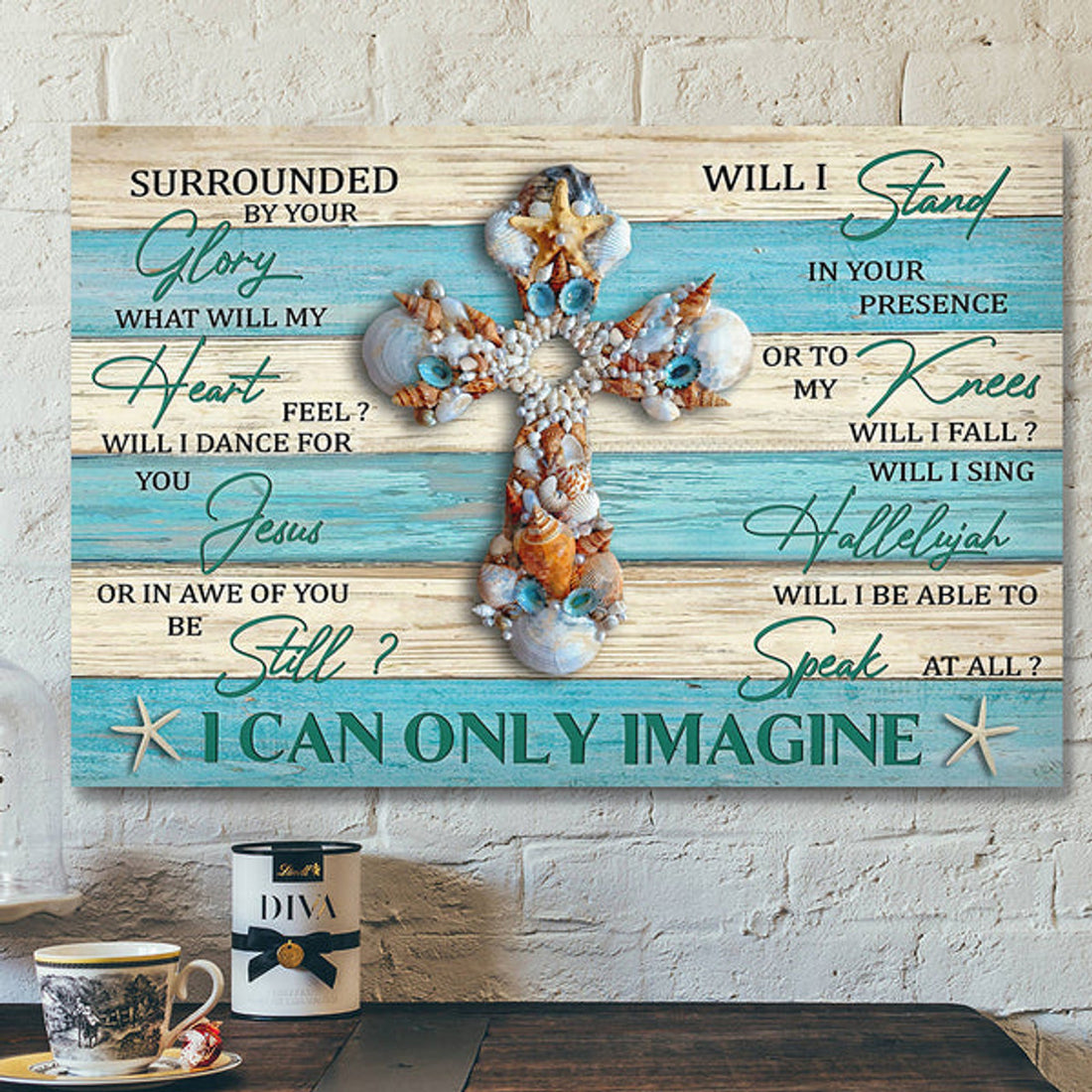 Bible Verse Wall Art Canvas - Jesus Christ Poster - I Stand In Your Presence Canvas Poster