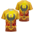 FUNSTUFFPRINT Personalized T-Shirt, Hoodie - Ancient Egyptian Ancient Egyptian Falcon Pectoral God Of Ra And Horus 3D T-shirt