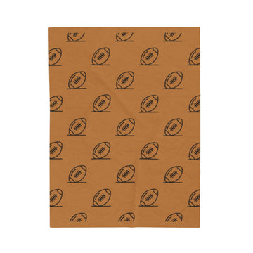 FUNSTUFFPRINT Football Sports Velveteen Plush Blanket