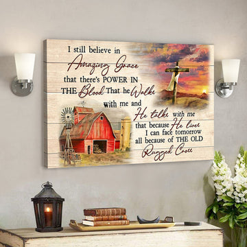 Scripture Canvas Wall Art - Bible Verse Canvas Painting - Jesus Christ Poster - I Still Believe In Canvas 