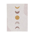 FUNSTUFFPRINT Moon Phase Velveteen Plush Blanket