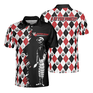 Custom Personalized Bowling Men Polo Shirt, 5 In The Pocket Custom Men Polo Shirt - Best Gift For Bowling Lovers