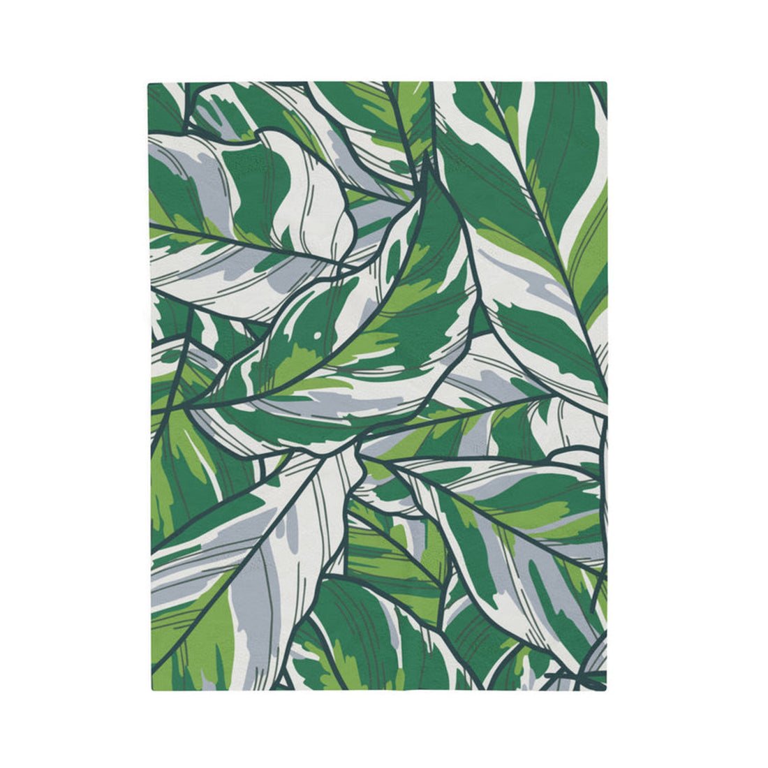 FUNSTUFFPRINT Tropic Velveteen Plush Blanket