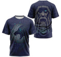 FUNSTUFFPRINT Personalized T-Shirt, Hoodie - Wolf Moon Ragnarok Fenrir Odin Norse Mythology 3D T-shirt