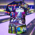 FUNSTUFFPRINT 3D All Over Printed Bowling Shirt, Bowling Player Tee Shirt, Bowling Team Shirt, Gift For Bowling Lovers 3D T-shirt