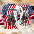 FUNSTUFFPRINT Never Forget Our Fallen Brothers 343 Firefighters 3d All Over Full Print Firefighter Shirt 3D T-shirt