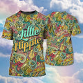 Sunflower Hippie Peace T-Shirt, Hipster Shirts, Vintage Hippie Shirt