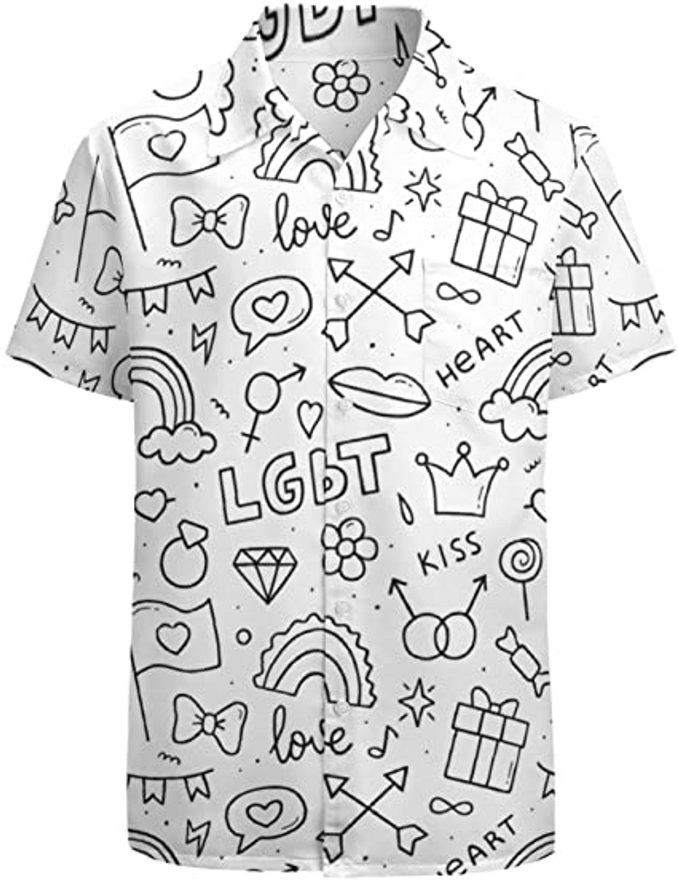 Pride Hawaiian Shirts, Pride Gay Hawaii Shirt, Lesbian Hawaiian Shirt, Gift For Lgbtq Pride Month