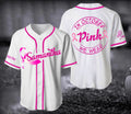 Personalized Breast Cancer Unisex Jersey Shirt, Gift For Her Him, Christmas Gift, Custom In October We Wear Pink Baseball Jersey