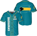Custom Bahamas Jerseys for Men Bahamas Men Bahamas Jersey Baseball Pride Flag 3D Baseball Jersey