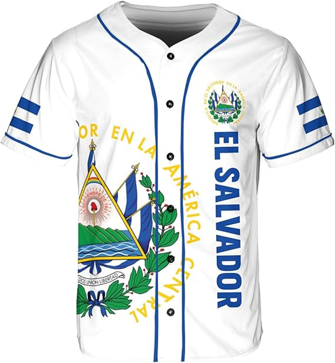 Custom El Salvador Proud Baseball Jersey El Salvador Shirt El Salvador Jersey