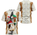 FUNSTUFFPRINT Personalized T-Shirt, Hoodie - Christmas Hamster Hair Mouse 3D T-shirt