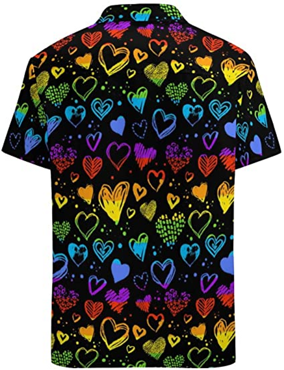 Hawaiian Shirt 3D For Pride Month, Rainbow Lgbt Print Summer Hawaiian Shirts Beach Shirts Gift For Lesbian Gaymer