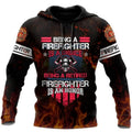 FUNSTUFFPRINT Firefighter 3D Hoodie Being A Firefighter Is A Choice 3D Hoodie and Zip Hoodie
