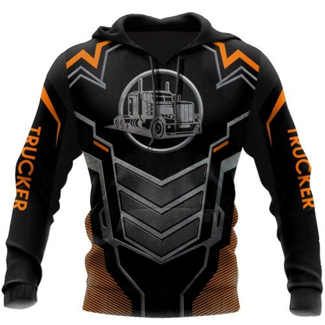 FUNSTUFFPRINT Trucker 3D Hoodie For Men 3D Hoodie and Zip Hoodie