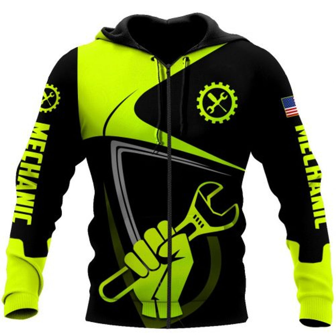 FUNSTUFFPRINT Mechanic 3D Hoodie Gift For Men 3D Hoodie and Zip Hoodie