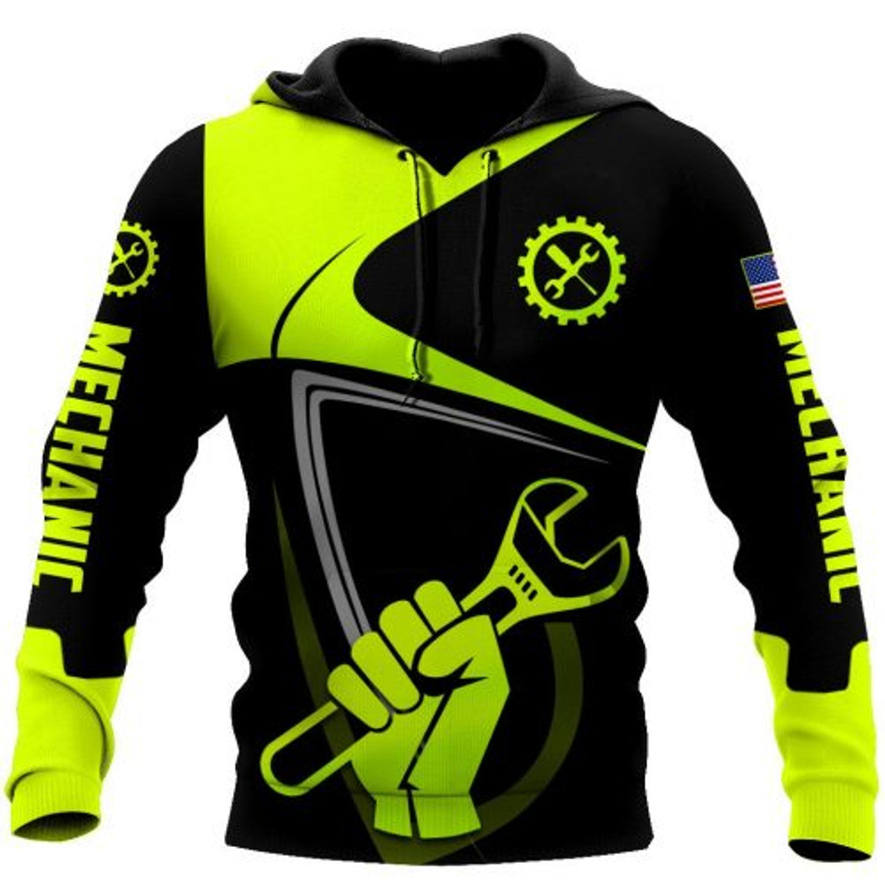 FUNSTUFFPRINT Mechanic 3D Hoodie Gift For Men 3D Hoodie and Zip Hoodie