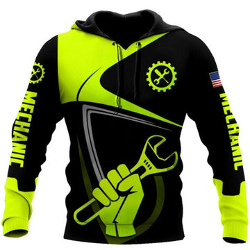 FUNSTUFFPRINT Mechanic 3D Hoodie Gift For Men 3D Hoodie and Zip Hoodie