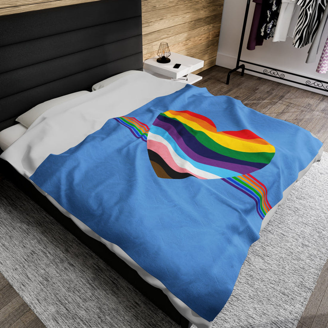 FUNSTUFFPRINT LGBTICQ Velveteen Plush Blanket