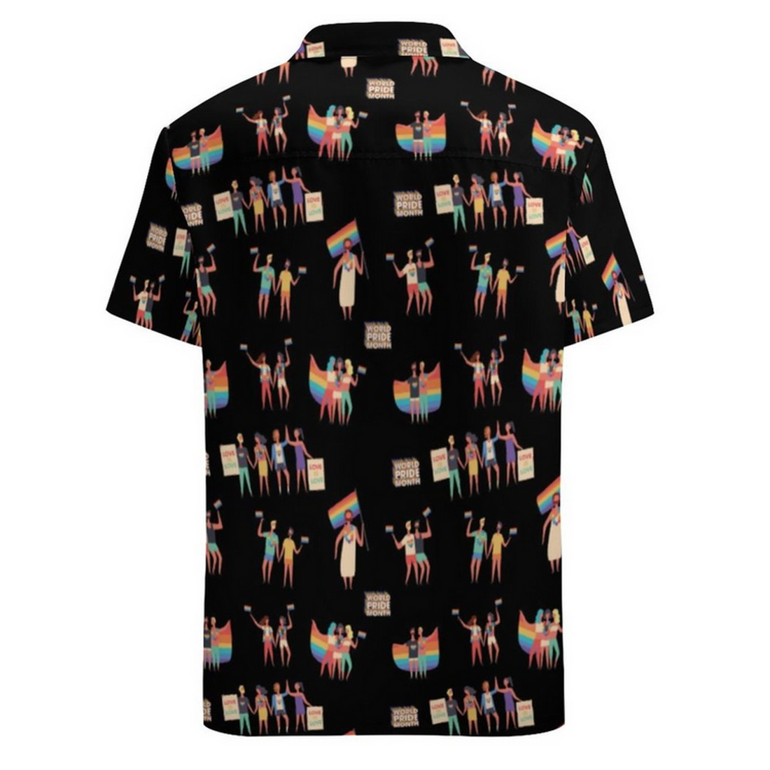 Love Is Love Lgbt Pride Month Pattern Hawaiian Vintage Shirt Mens Button Down Plus Size Tropical Hawaii Beach Shirts