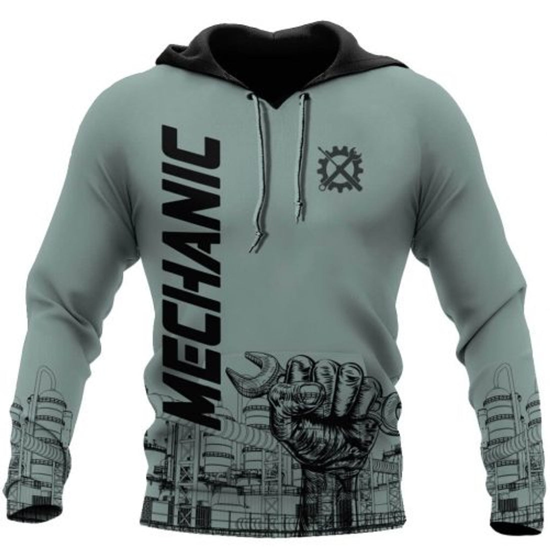 FUNSTUFFPRINT Mechanic 3D Hoodie For Men Just The Tip I Promise 3D Hoodie and Zip Hoodie
