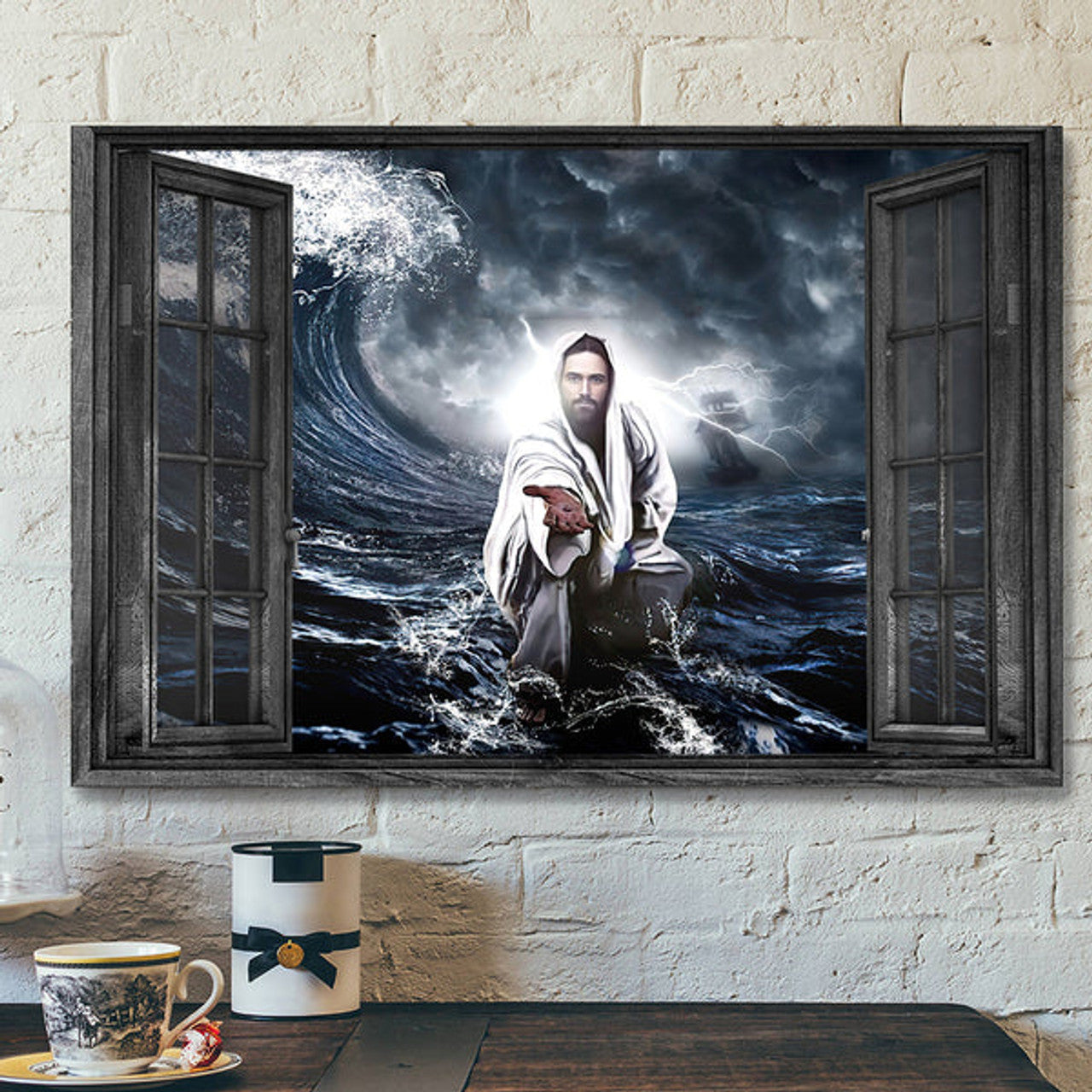 Bible Verse Canvas - Scripture Wall Decor - Jesus Poster Canvas Poster 