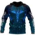 FUNSTUFFPRINT Personalized Nurse Galaxy 3D Hoodie and Zip Hoodie