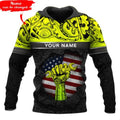 FUNSTUFFPRINT Personalized Mechanic 3D Hoodie American Flag 3D Hoodie and Zip Hoodie