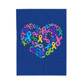 FUNSTUFFPRINT Awareness Velveteen Plush Blanket