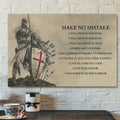 Jesus Christ Poster - Bible Verse Canvas - Make No Mistake Canvas Poster 